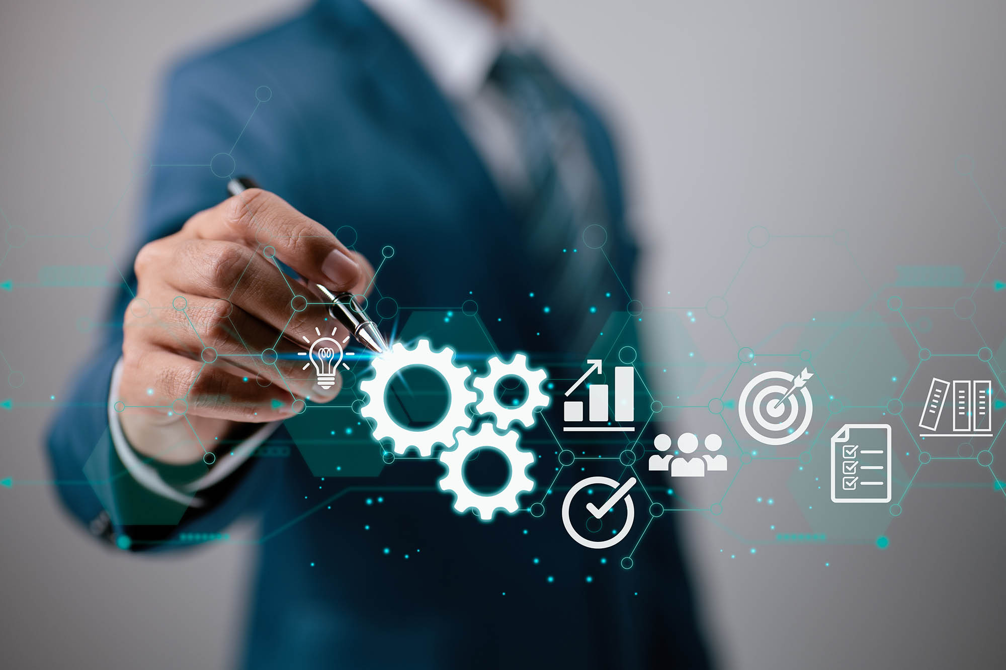 In,The,Hands,Of,A,Businessman,,A,Virtual,Innovation